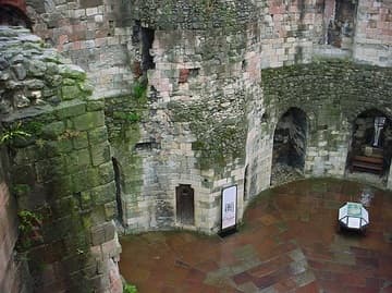A view inside Clifford's Tower.