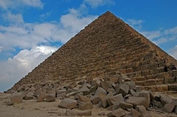 The Pyramid of Menkaure.
