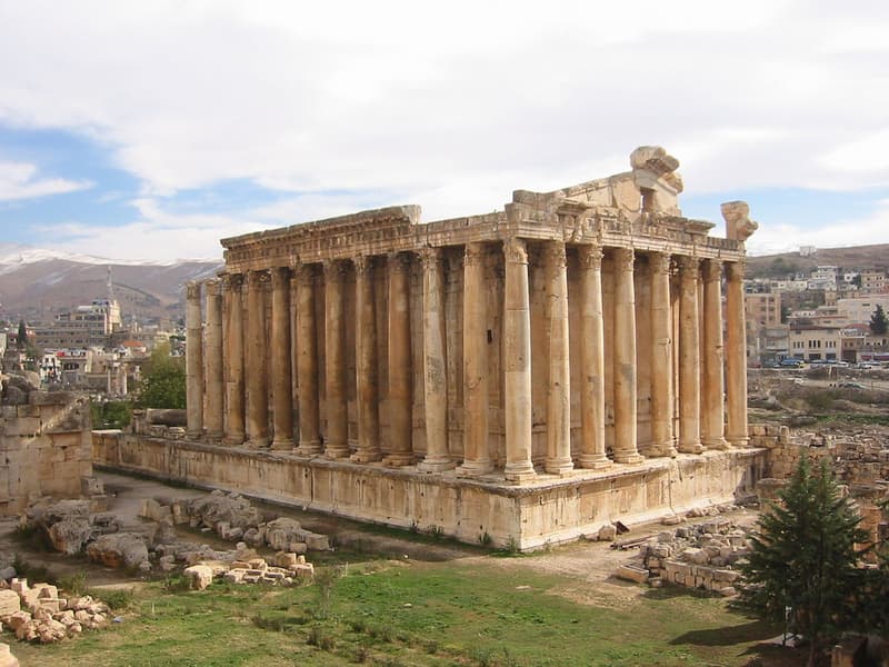 The Temple of Bacchus, the best-preserved Roman temple of its size anywhere in the world.