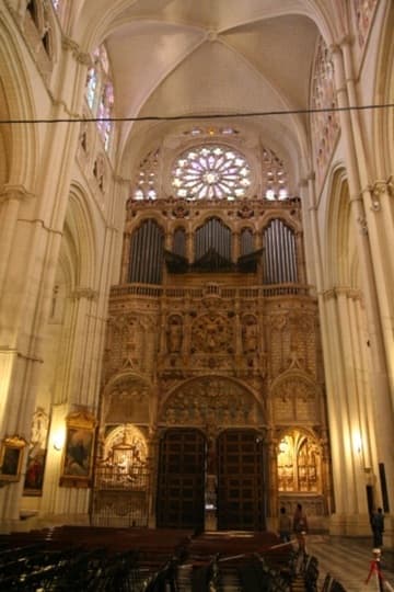 South transept and rose window.