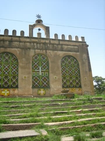 The original Church of St. Mary of Zion.
