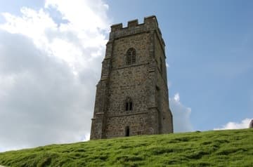 St Michael's Tower atop Glastonbury Tor.