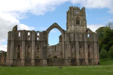 East end of Fountains Abbey church.