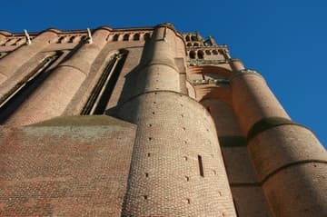 View from the north at the west end.