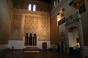 The beautiful main prayer hall, looking towards the altar wall.