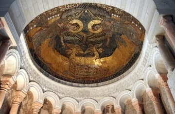 Byzantine apse mosaic.