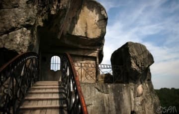 Bridge to the chapel.