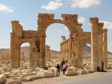 Monumental gateway.