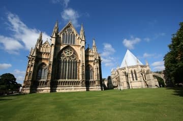 East end and chapter house (right).