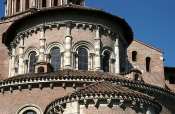Detail of Romanesque apse.