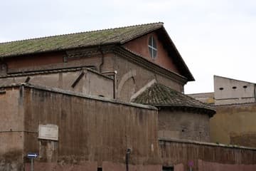Glimpse of the 9th-century west apse.