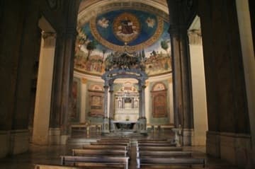 Nave looking east to the altar.