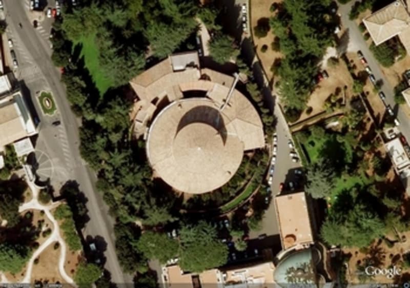 Aerial view of Santo Stefano Rotondo.