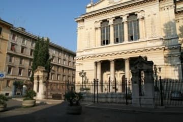 Lower facade.