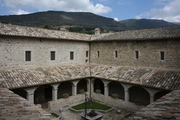 15th-century cloisters of the convent.