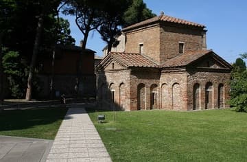 Exterior of the Mausoleum of Galla Placidia.
