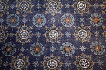 Detail of mosaic design.