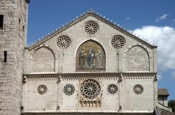 Upper fa&ccedil;ade of Santa Maria Assunta.