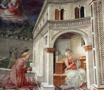 by Philippo Lippi on the left side of the apse.