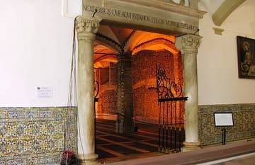 Entrance to the Chapel of Bones.