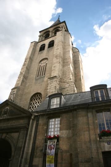 West facade and tower.