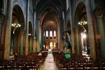 Nave looking east.