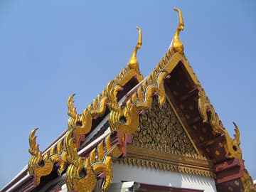 Ornate roofline.