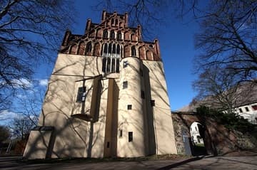 Exterior of the Lutherhaus (Luther House), a former Augustinian monastery in Wittenberg.