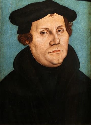 Original portrait of Martin Luther from the workshop of Lucas Cranach the Elder, 1528.