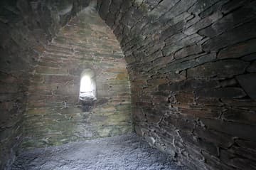 Inside the Oratory, looking east to the window.