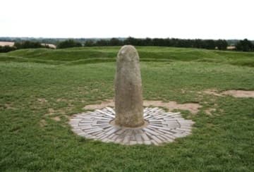 The Stone of Destiny, said to have been used in coronation ceremonies of Celtic high kings.