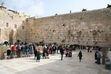 The women's section of the Western Wall.