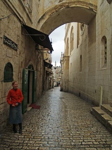 The Ecce Homo Arch, between Stations 2 and 3.