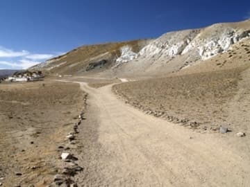 Pilgrimage path to Guru Rinpoche Monastery.