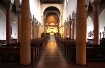 Interior view from the west end.