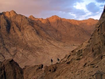 Mountain landscape near St. Catherine's Monastery.