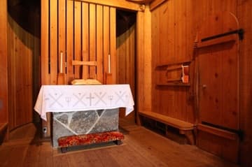 Located on the western outskirts of Rapid City, South Dakota, the Chapel in the Hills is a full-scale replica of the 12th-century Borgund Stave Church in Norway. It was built in 1969 by a local benefactor and is associated with the Evangelical Lutheran Church of America. Worship services are held here every evening in the summer.