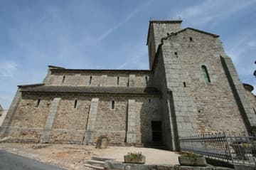 Exterior view from south, with wide-angle lens.