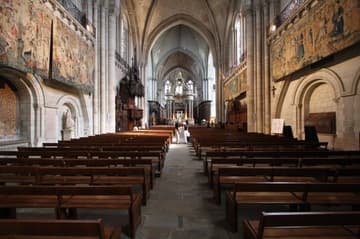 Interior view looking east.