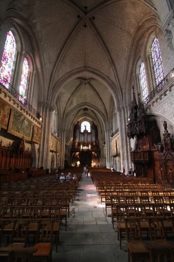 Interior view looking west.