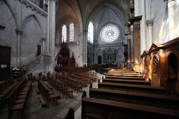 View from the south transept.