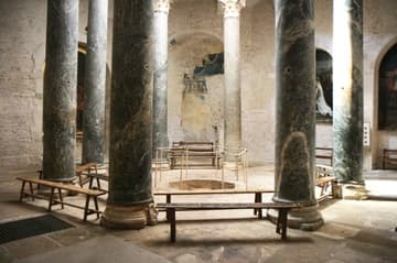 Fifth-century baptistery inside Aix-en-Provence Cathedral.