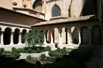 Late 12th-century cloister of Aix-en-Provence Cathedral.