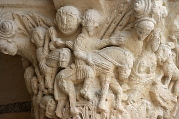 Capital in Tour de Gauzlin (c.1080): Four Horsemen of the Apocalypse.