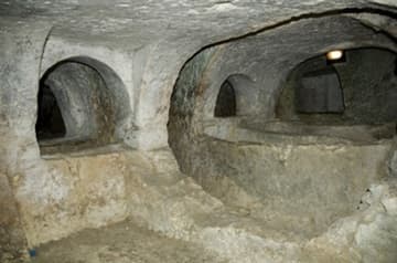 Catacombs.