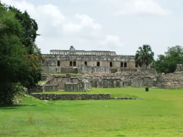 General view of the Kabah ruins.