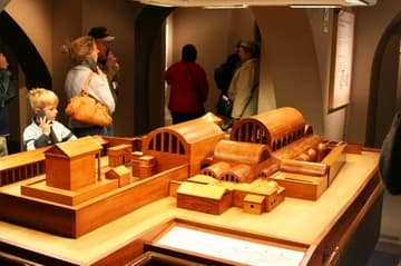 Model of the Bath temple complex in the 4th century.