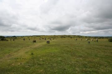 The northern stone circle.