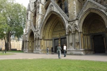 Great North Door and side portals.