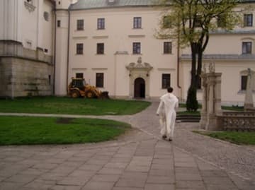 Paulite monk at St. Stanislaw's Monastery.